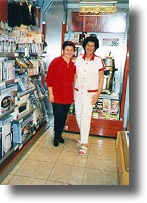 Foto vor der Eduscho Abteilung